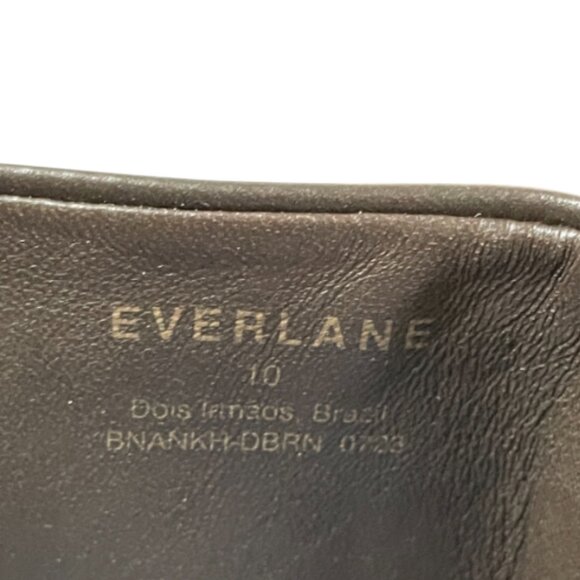 NEW Everlane The Banana Boot Womens 10 Dark Brown Leather Knee High - Picture 13 of 15
